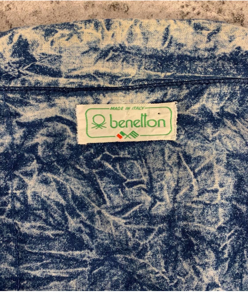 Benetton blouson en jeans souple