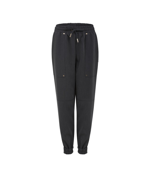 Trousers with elastic cuffs